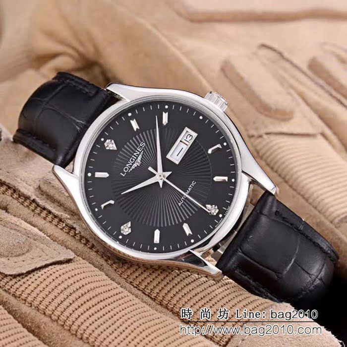 LONGINES浪琴 經典大三針 全自動機械 精品男士腕表 WSS0009